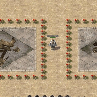 传奇地图素材2个擂台 比武活动双向PK切磋战斗新品低价设计源文件