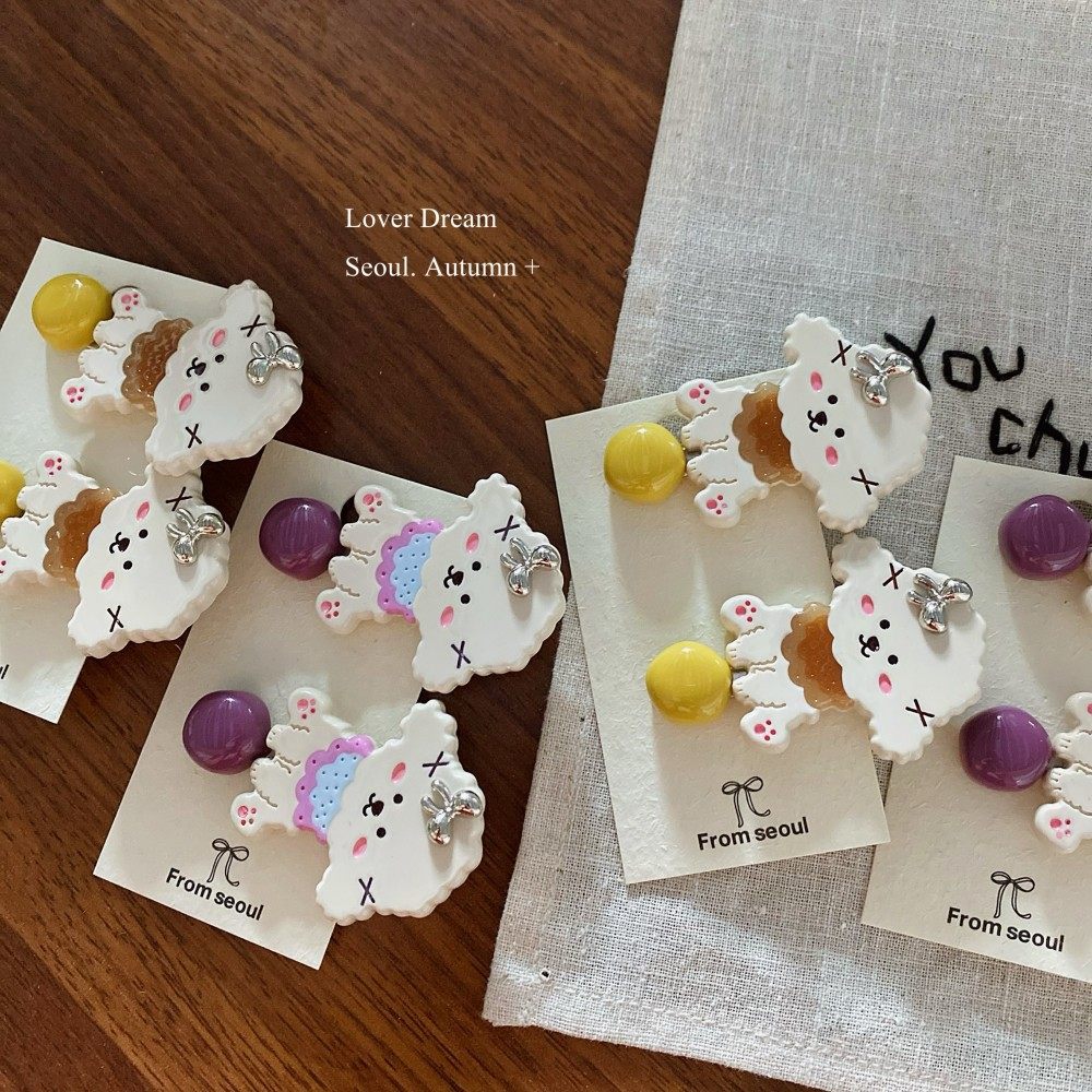 韩国新款水钻醋酸小狗鸭嘴夹发夹 可爱时尚刘海夹侧边夹儿童发饰,饰品/流行首饰/时尚饰品新,发饰,淘宝优惠券,粉丝福利购,淘宝优惠卷