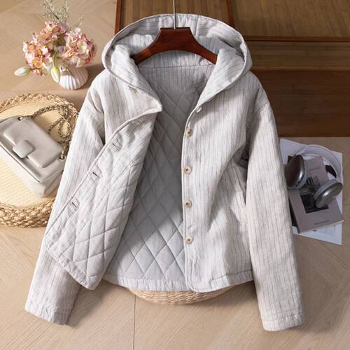 2025冬季新款女装舒适显瘦绗棉