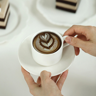 饰品 美食摄影道具下午茶摆拍装 仿真拉花咖啡杯摆件 1比1拉花模型