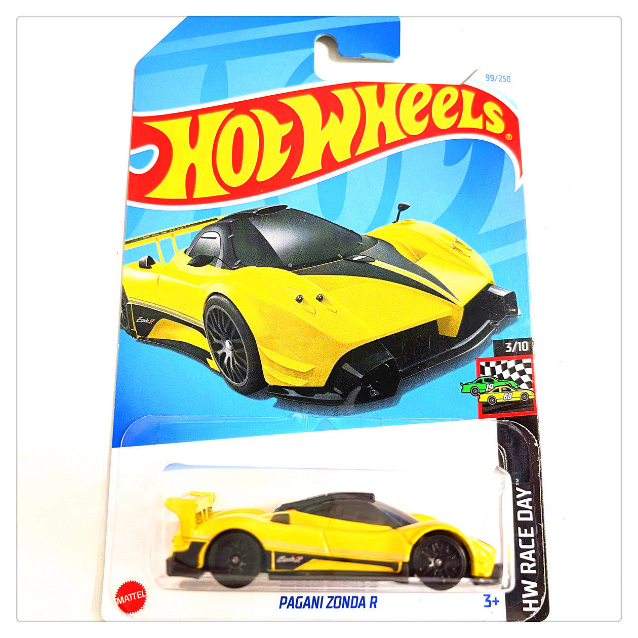 HOTWHEELS 핫 휠 합금 소형 스포츠카 모델 2024JDHCN 배치 PAGANI PAGANI ZONDA R