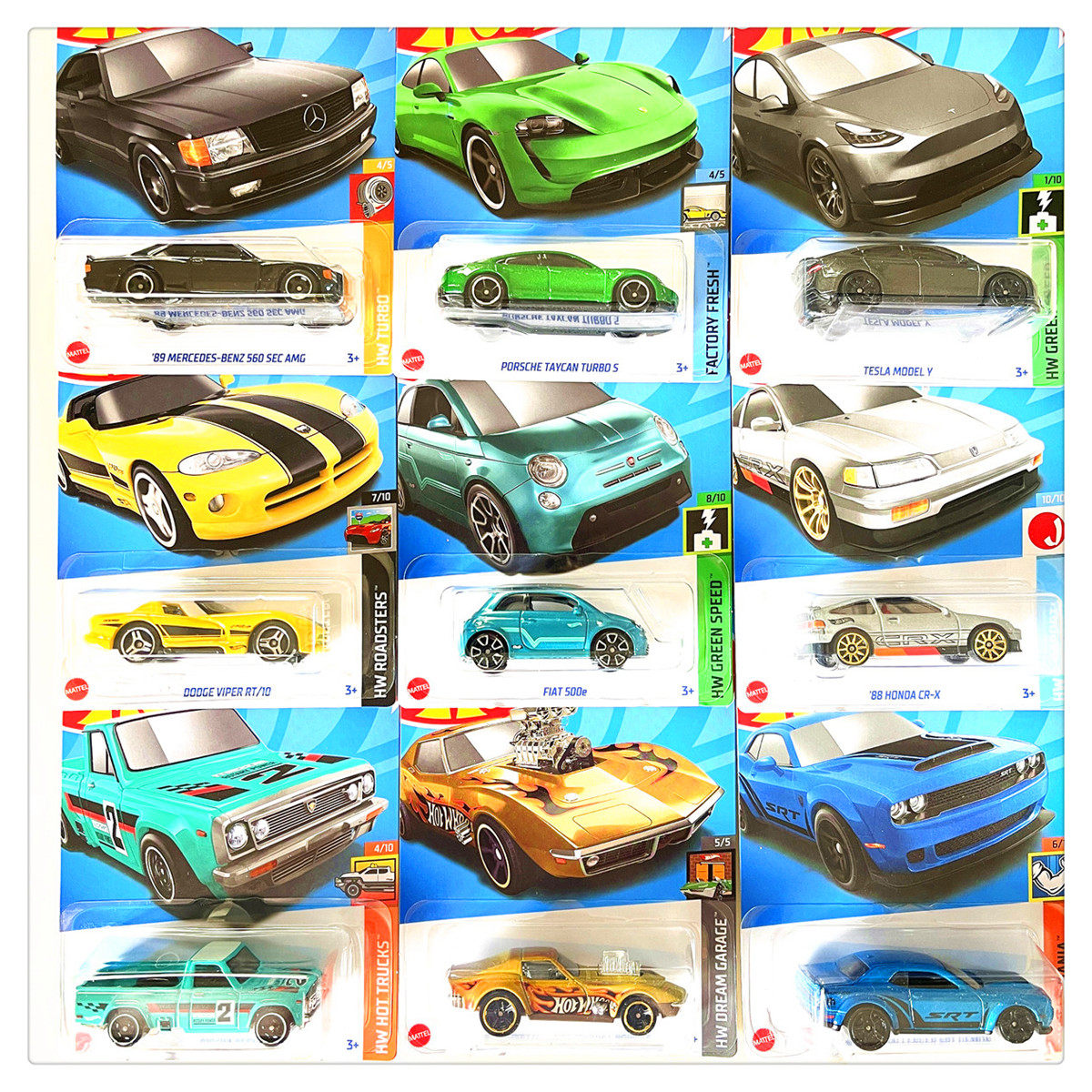 HOTWHEELS 핫휠 합금 스포츠카 2023NMLKJHG 배치 스피드마스터 포르쉐 아우디 부가티