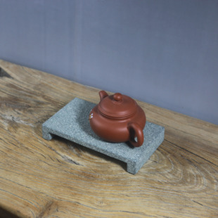青石壶承底座整石雕刻干泡台茶盘玄关禅房办公室茶桌装饰摆件