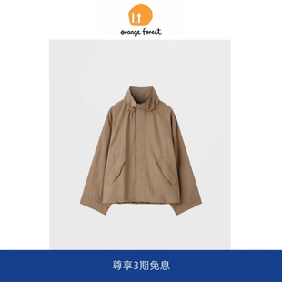 新品 forest烟囱领风衣夹克外套女2026春季 orange