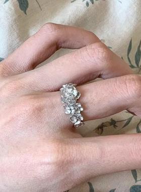 春日来信中古风桃花戒指