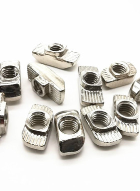 欧标2525型材螺帽 T型螺母 船型M4M5 铝型材配件2525螺母后装螺母