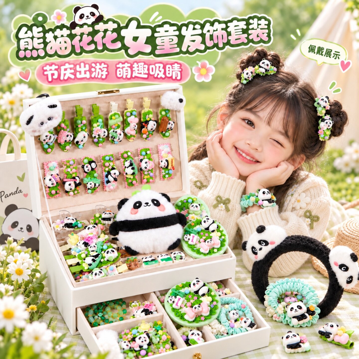 新品~女童DIY首饰材料包套装全套