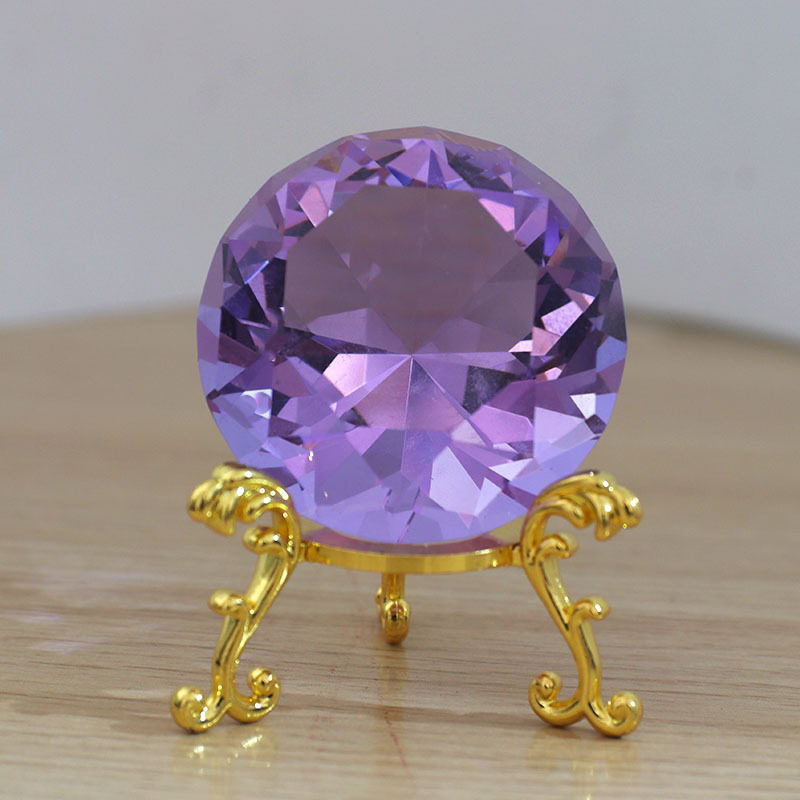 공장 직접 판매 크리스탈 다이아몬드 장식품 사진 소품 대형 다이아몬드 사무실 카운터 장식 선물 디스플레이 캐비닛