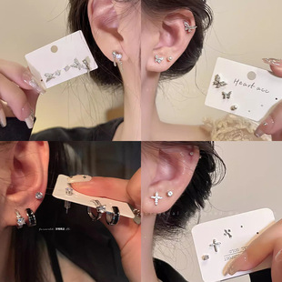 选择困难症~六件套耳环2025年新款潮ins小众设计耳钉耳饰女高级感