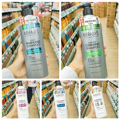 香港韩国新版Kerasys可瑞思 洗发水/护发素600ml 多款选择