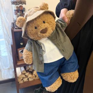 巴塞罗熊衣服jnici玩偶衣服长野工装 夹克日系秋冬外套ellycat娃衣