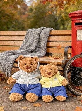 巴塞罗熊衣服47cm卫衣套装衣服玩偶36cm着替jellycat娃衣