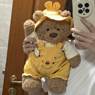 巴塞罗熊崽娃衣小熊维尼背带裤28娃衣着替36CM47玩偶邦尼兔衣服