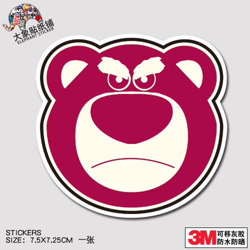 玩具总动员卡通笔记本防水贴纸