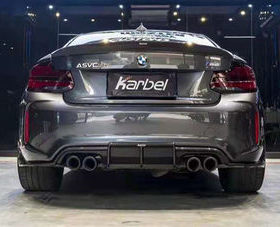 后杠领航灯改装后唇用于宝马M2M2C碳纤维汽车后扰流板尾唇尾翼