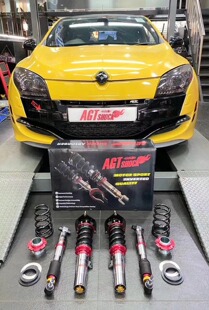 AGT-shock倒插式绞牙避震器高低软硬可调适用于雷诺