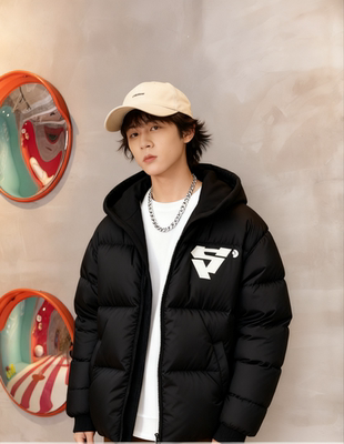 潮牌外套男生羽绒服冬季新款初高中学生男装士加厚户外保暖青少年