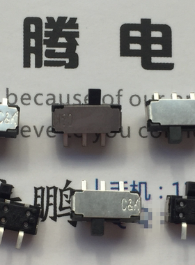 美国原装c&K 贴片3脚2档拨动开关 JS102011SAQN 侧拨滑动 耐高温