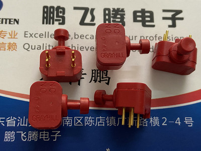 美国Grayhill 直插4脚卧式复位按钮开关39-261 微型电源点动按键