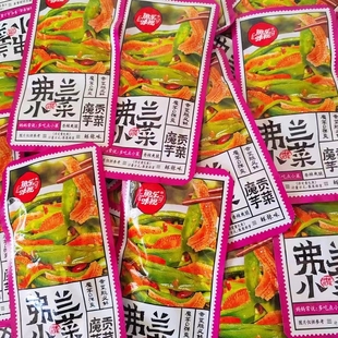 鱼乐味视  弗兰小菜500g魔芋脆爽贡菜鲜笋酱腌凉拌菜休闲零食小吃