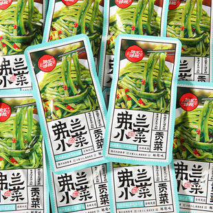 鱼乐味视 弗兰小菜黄瓜秋葵金针菇散称办公室休闲小零食湖南特产