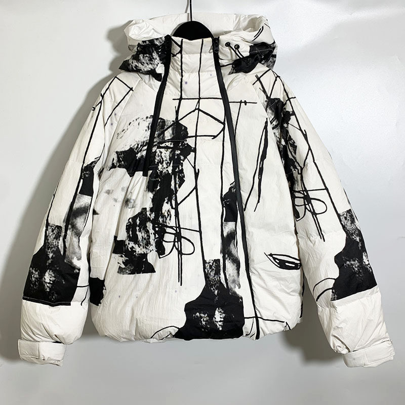 圣迪聚酯纤维短款立领特价羽绒服