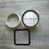 5600 适合老板烟机5500 8305 26A5止逆阀风座出风口排烟管烟筒175