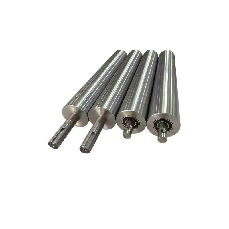 流水线滚筒 主动从动动力滚轮 不锈钢 镀锌 镀铬 输送带滚筒