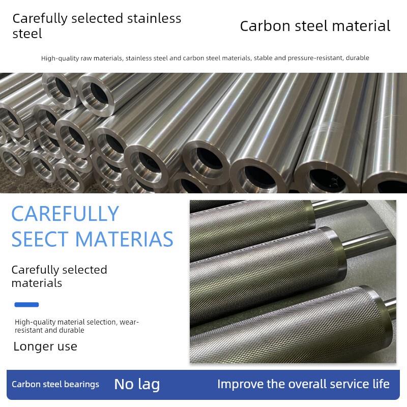 不锈钢主炼轮头尾滚轮滚轮装配线输送带镀锌被动镀铬滚轮