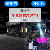 定制logo广告投影灯地面广告门头led图案带字射灯招牌旋转投射灯