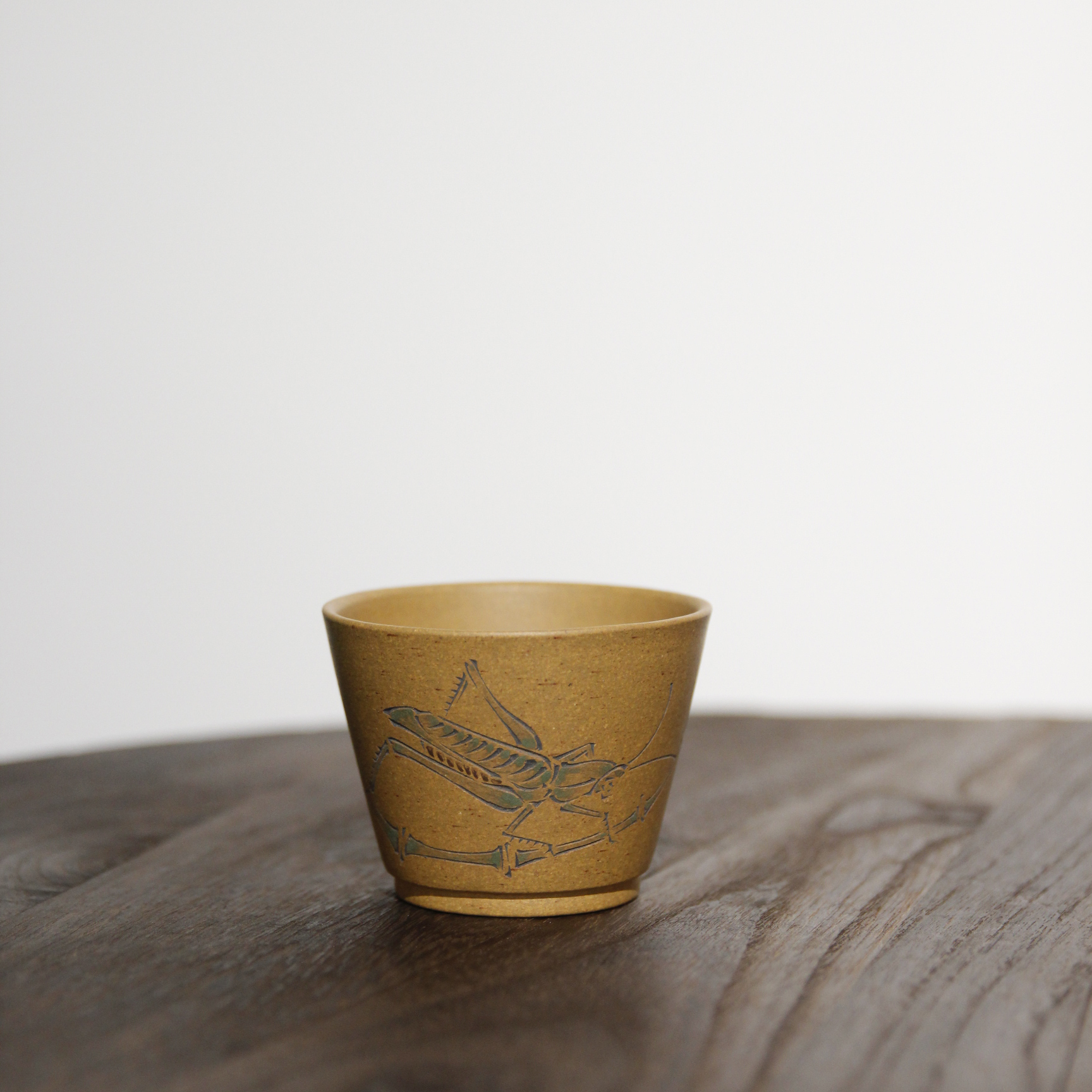 心月轮竹虫杯段泥主人杯