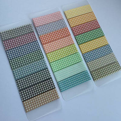 tif方眼格子和纸胶带 明暗 分装50cm 整卷10m基础ins贴纸手帐边框