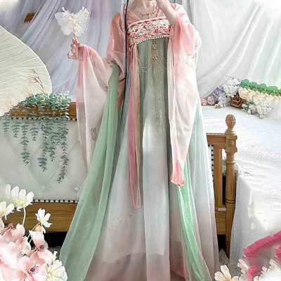 慕时原创汉服女南北朝春夏款