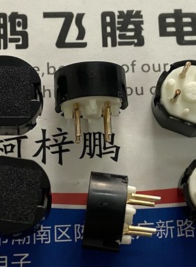 进口美国C&k D6F90F1LFS 轻触按键12x12 SPST关-开 通孔 圆形 32V