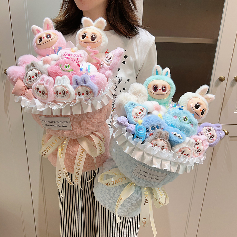 布公仔玩偶花束生日礼物女生毛绒布布娃娃送闺蜜女朋友高级感圣诞