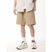 STUDIO 男纯色基础款 日系休闲轻薄款 YOKE 夏季 短裤 宽松直筒五分裤