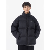 YOKE STUDIO 日系复古休闲字母外套cityboy男立领宽松加厚棉服