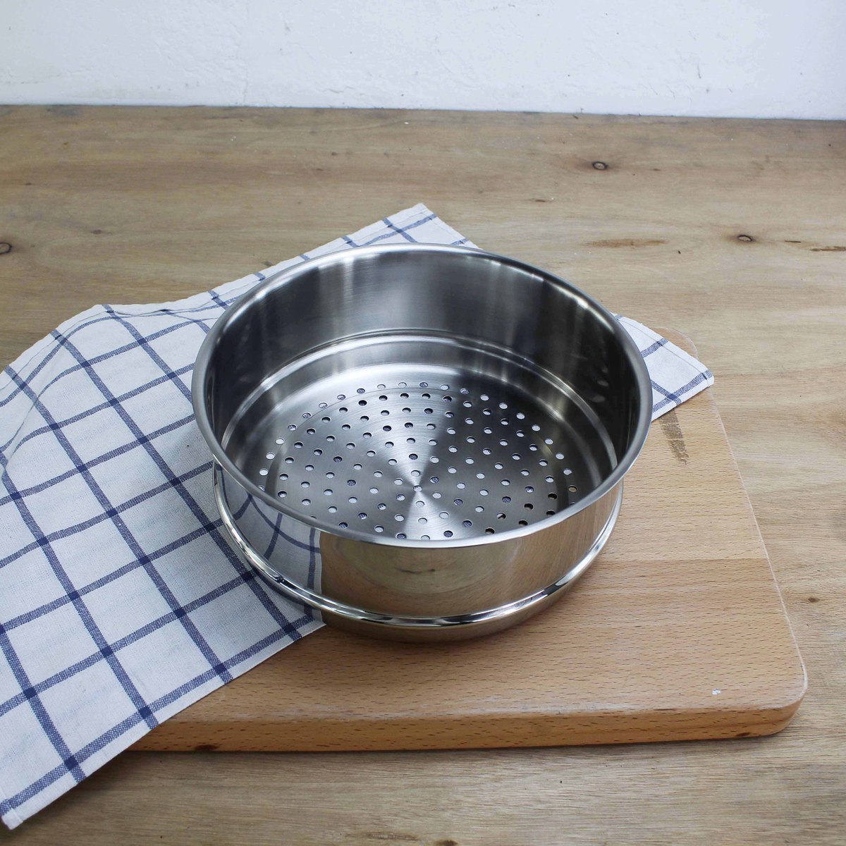 出口单 18/10不锈钢蒸笼24cm22cm蒸屉蒸锅蒸格蒸片蒸盘蒸架配汤锅