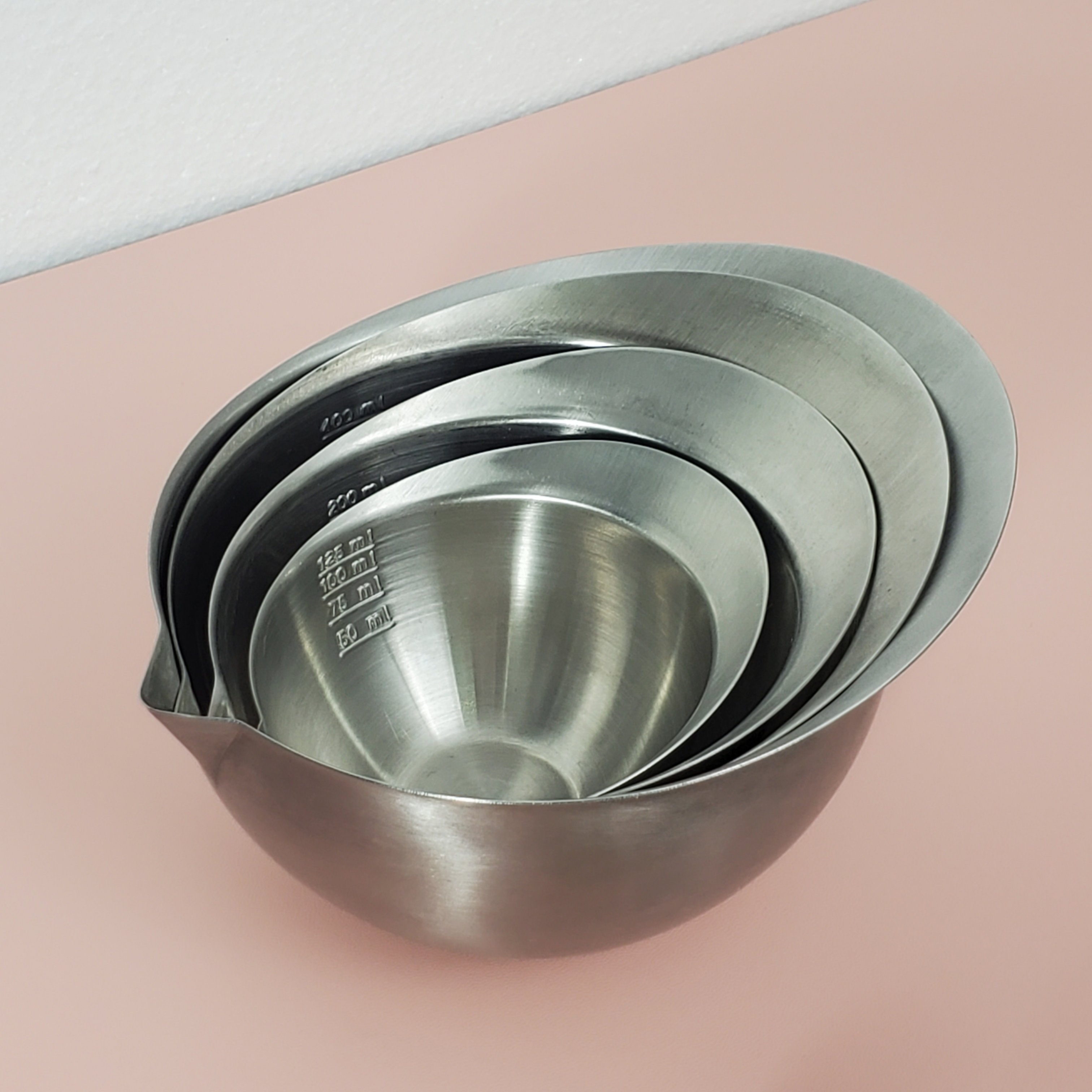 迷你不锈钢烘焙刻度饼干小碗包邮