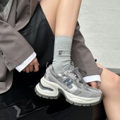 欧洲站复古灰色运动鞋 潮 小个子厚底增高7cm老爹鞋 女2026春季 新款
