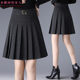毛呢百褶裙秋冬款 a字半身裙女2025新款 遮肚子高腰jk防走光短裙子