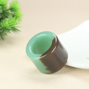 和田玉且末糖扳指戒指复古宫廷风大拇指指环天然玉石扳指文玩男款