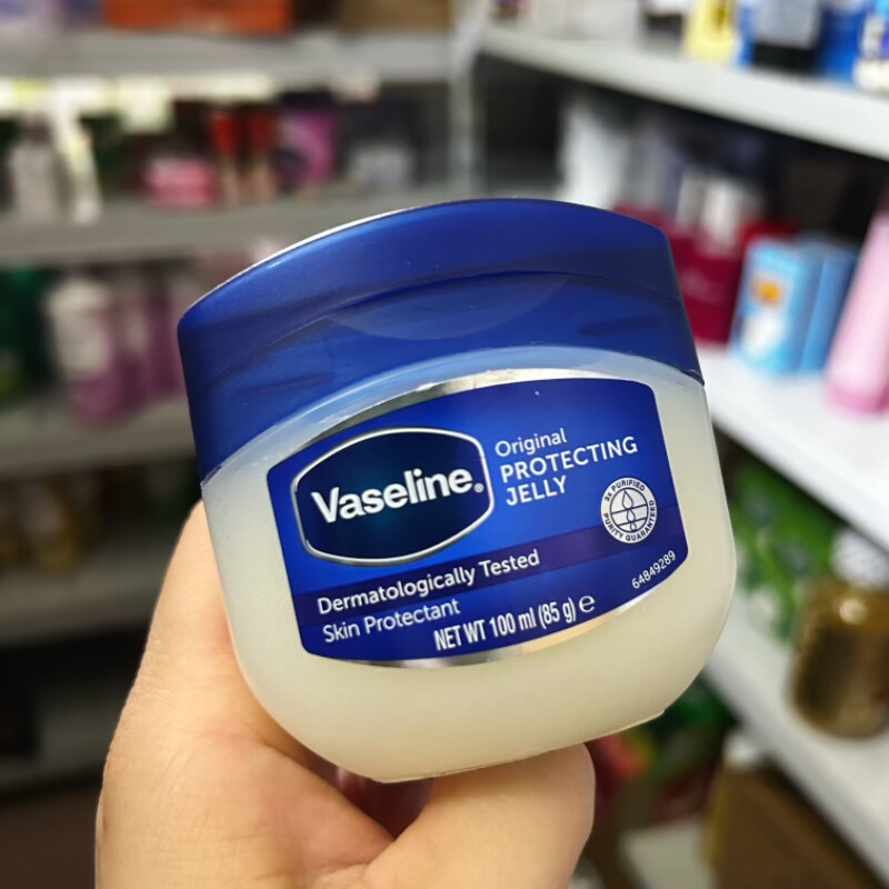 美国凡士林原纯晶冻白花令特效润肤霜85g改善脚裂手裂龟裂膜
