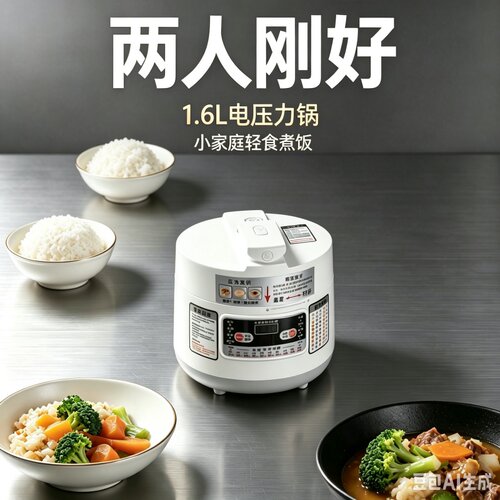 1.6L小型电压力锅多功能煮饭