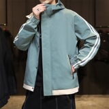 夹克男韩版宽松2021年秋季新款大码外套港风休闲上衣7060-P55，男装夹克，星座1109-2