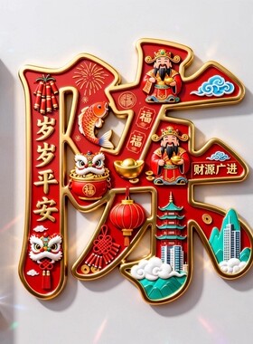 全系列百家姓姓氏冰箱贴