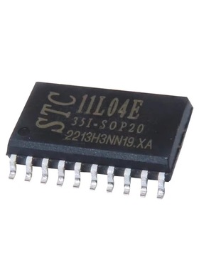 原装STC宏晶 STC11L04E-35I-SOP20 贴片 STC11L04E 单片机芯片IC