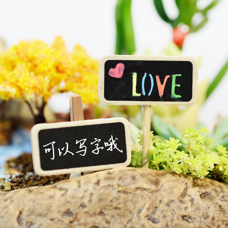 木质小黑板园艺插牌多肉名字牌