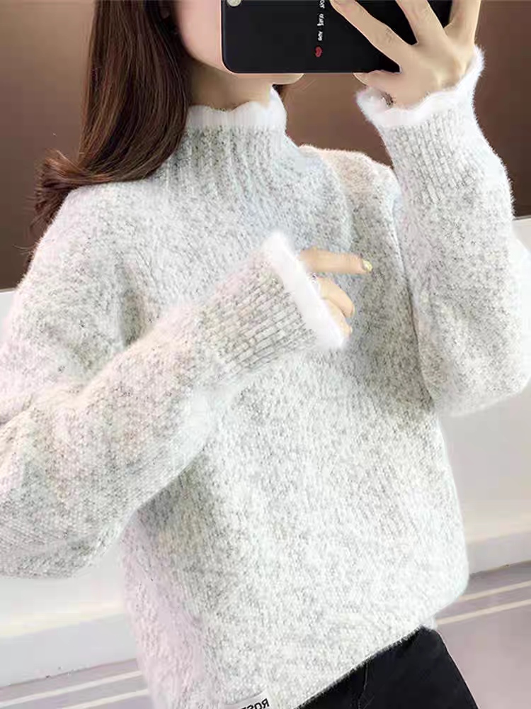 2025新款毛衣女秋冬加厚保暖毛衣