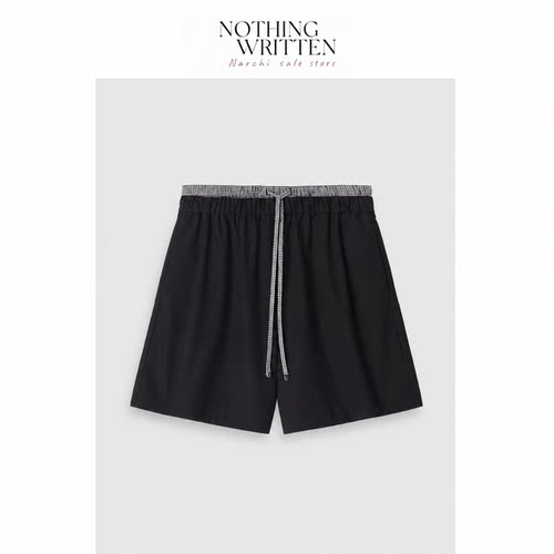 【现货】Nothing Written Narchi宝藏款！意奢！全棉细斜纹短裤女